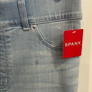 SPANX Women's Denim Blue flare